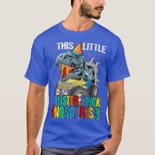 Camiseta Este Pequeño Monstruo Dinosaurio es el tercer cump