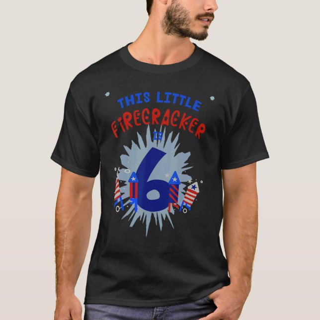 Camiseta Este Pequeño Rastreador Es Seis Hijos Chica 6 (Anverso)