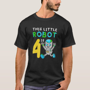 Camiseta Este Pequeño Robot Es Robots Juveniles De 4 Años