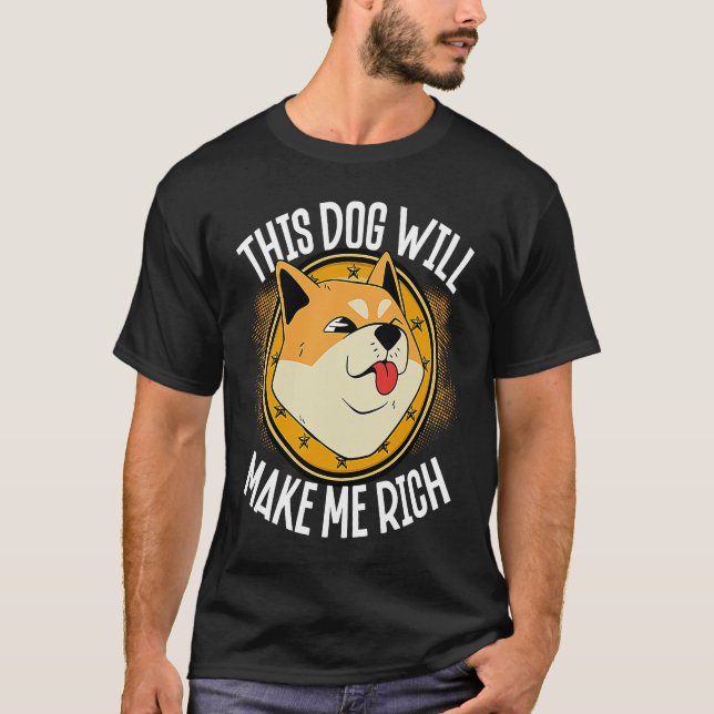 Camiseta Este perro te hará rico criptografía de criptograf (Anverso)