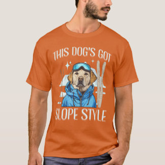 Camiseta Este perro tiene un retro de perro de esquí de Gua