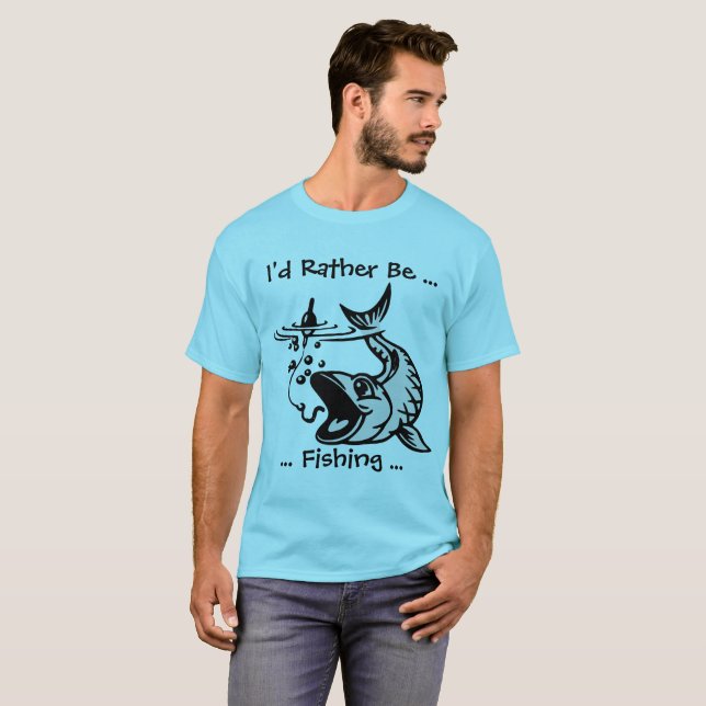 Camiseta Esté pescando bastante (Anverso completo)