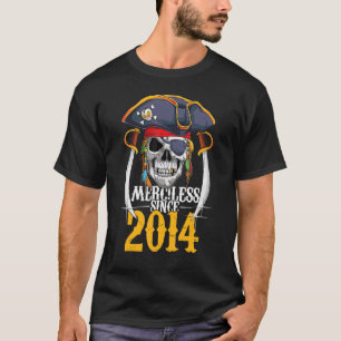 Camiseta Este pirata cumplió 8 años Chica 8 cumpleaños 2