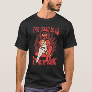 Camiseta Este Podría Ser El Demonio Demonio Satánico 666 Sa