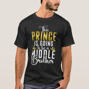 Camiseta Este príncipe va a ser un hermano medio