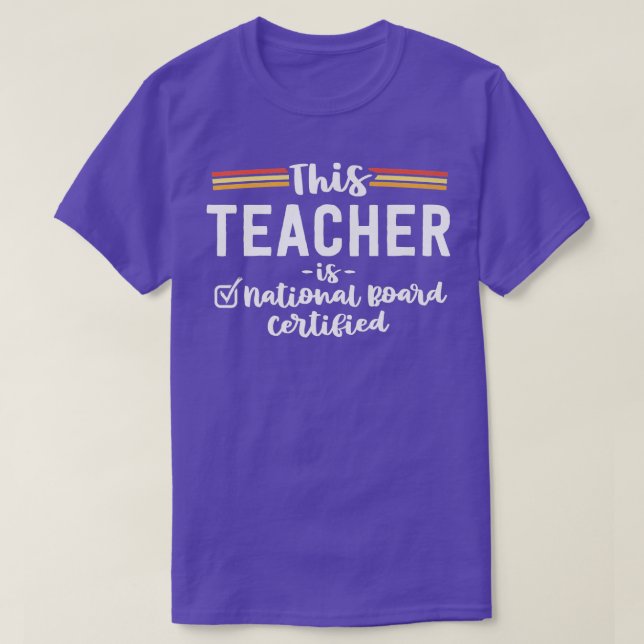 Camiseta Este Profesor Es Un Certificado De Educación De La (Diseño del anverso)