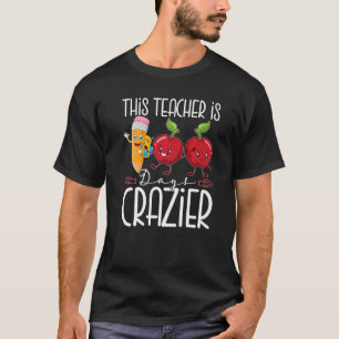 Camiseta Este Profesor Está 100 Días Más Cálido 100 Días Má
