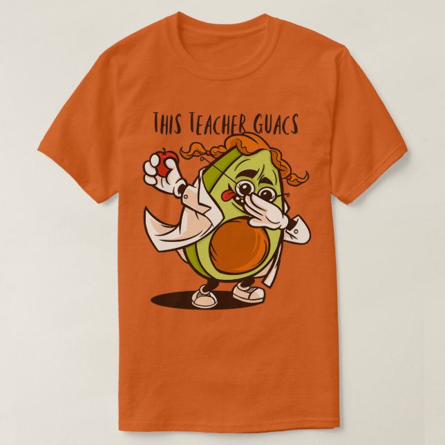 Camiseta Este profesor Guacs es un divertido profesor de ag (Diseño del anverso)