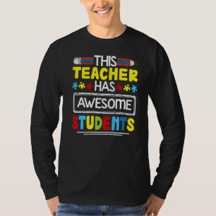 Camiseta Este profesor tiene un maravilloso alumno con auti