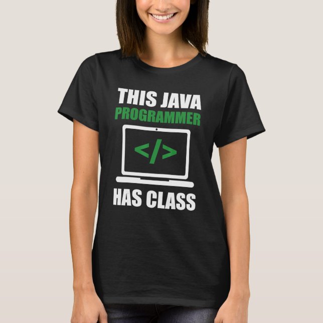 Camiseta Este programador Java tiene codificación de progra (Anverso)