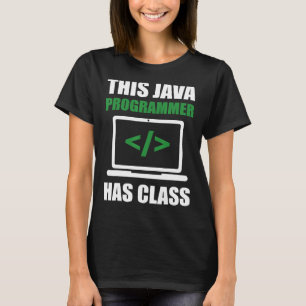 Camiseta Este programador Java tiene codificación de progra