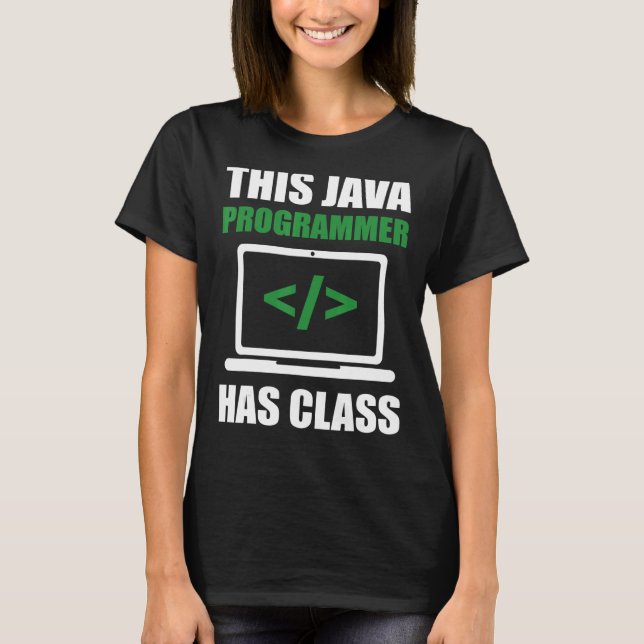 Camiseta Este programador Java tiene codificación de progra (Anverso)