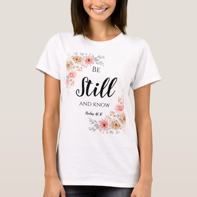 Camiseta Esté quieto y sepa (Anverso)