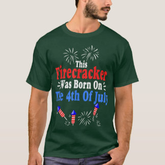 Camiseta Este Rastreador Nació El 4 De Julio.