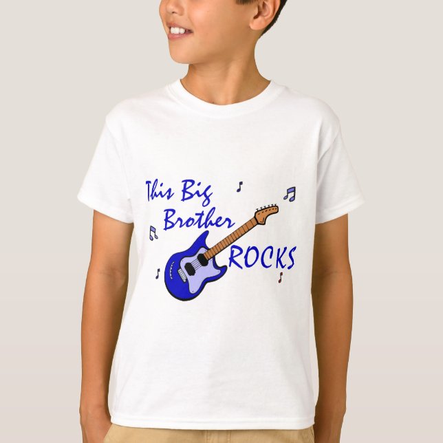 Camiseta Este rocas de hermano mayor (Anverso)