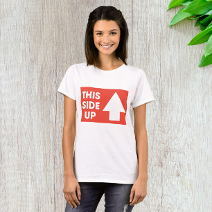 Camiseta Este Rótulo lateral hacia arriba