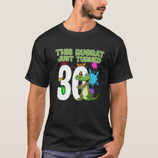 Camiseta Este rubro acaba de cumplir 30 años de dinosaurio (Anverso)