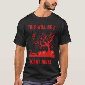 Camiseta Este será un regalo de Halloween Noche de Miedo