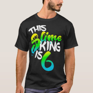 Camiseta Este Slime King Es Una Fiesta De Cumpleaños De 6 C