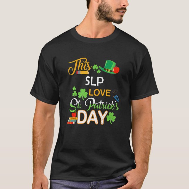 Camiseta Este Slp Ama Las Bromas Del Día De San Patricio Co (Anverso)