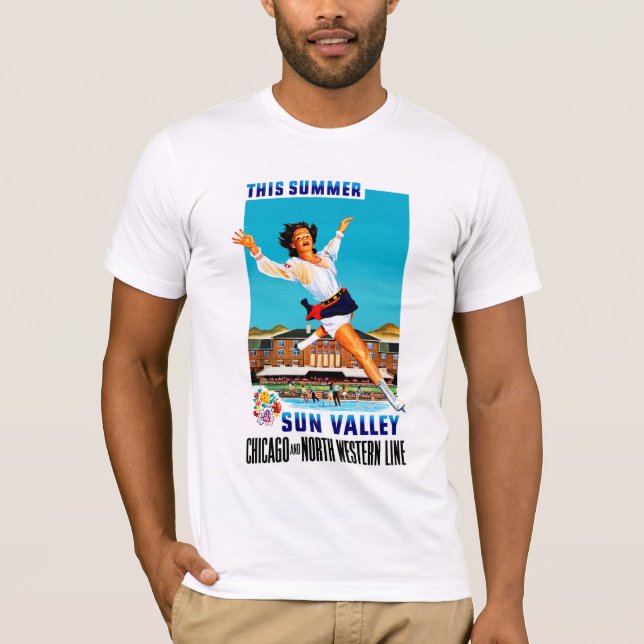 Camiseta Este ~ Sun Valley del verano (Anverso)