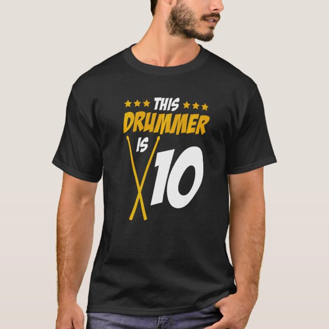 Camiseta Este Tambor Es 10 Musica De Tambor (Anverso)