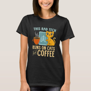 Camiseta Este Técnico de Radiología Funciona con Gatos y Ca