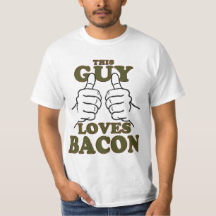Camiseta Este tipo ama a BACON