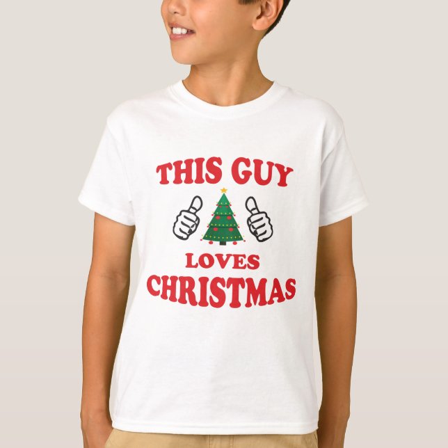 Camiseta Este tipo ama a los navidades (Anverso)