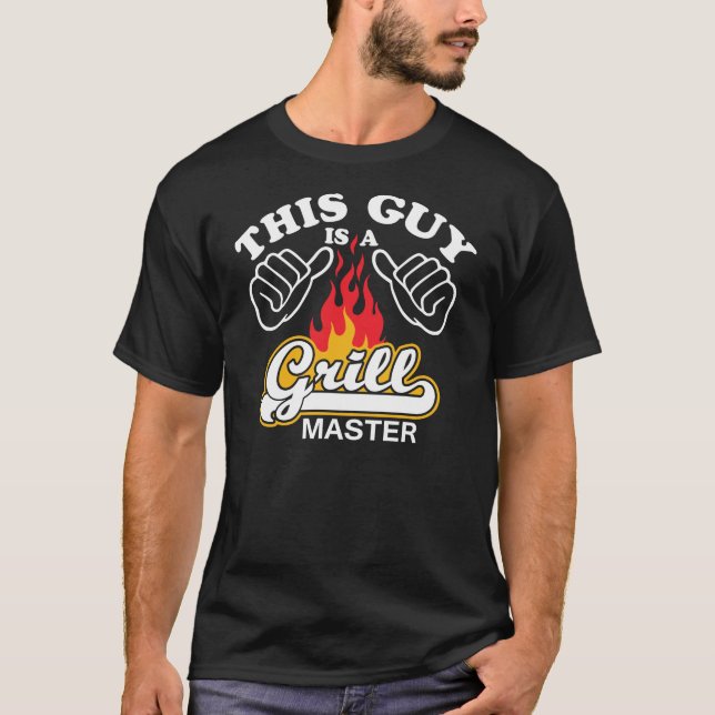 Camiseta este tipo es un maestro de parrilladas (Anverso)