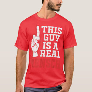 Camiseta Este Tipo Es Un Verdadero Mensch Yiddish Divertido