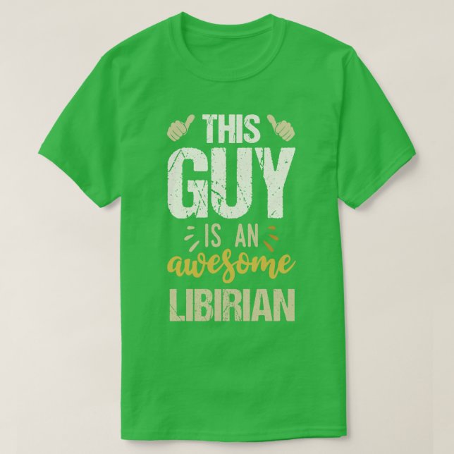 Camiseta Este Tipo Es Una Bibliotecaria Increíble (Diseño del anverso)