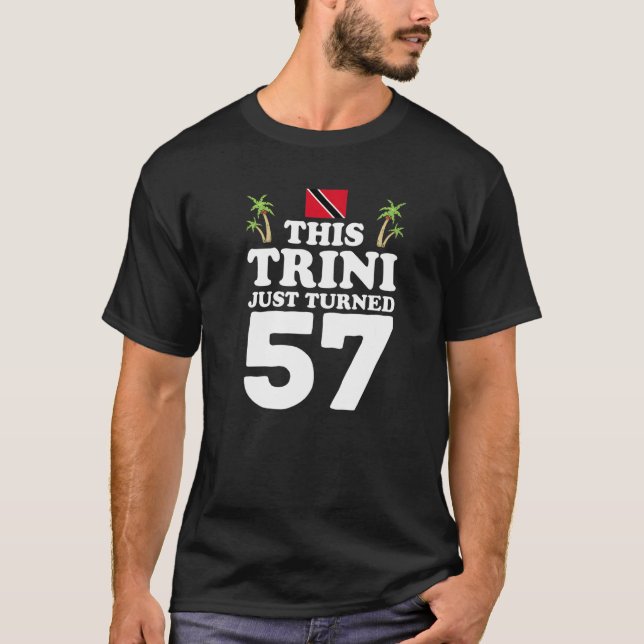 Camiseta Este trinitense acaba de cumplir 57 años G en Trin (Anverso)