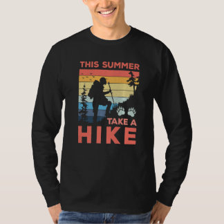 Camiseta Este Verano Haz Senderismo Y Diviértete Naturaleza