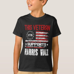 Camiseta Este veterano apoya a Harris Wheimer 2024 American