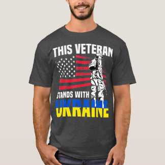 Camiseta Este veterano está con Ucrania