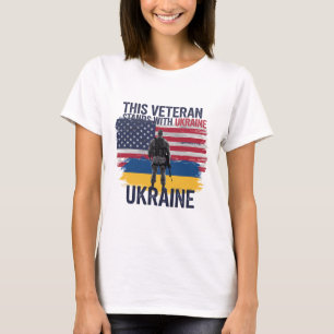 Camiseta Este veterano está con Ucrania 2