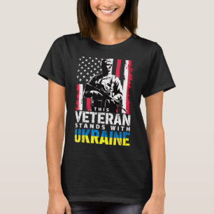 Camiseta Este veterano está con Ucrania 9 