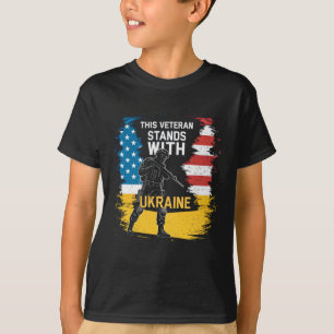 Camiseta Este veterano está con Ucrania Apoya a Ucrania V