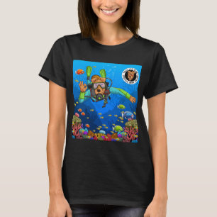 Camiseta Este viejo perro aprende a bucear