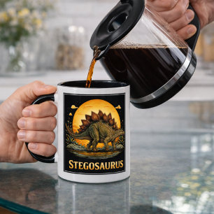 Camiseta Estegosaurio Dinosaurio Prehistórico Luna
