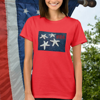 Camiseta Estelar rojo blanco y azul