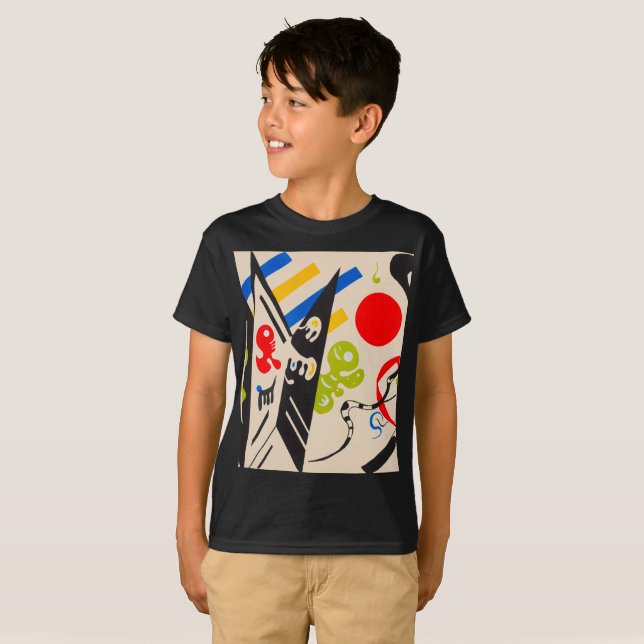 Camiseta Esténcil de Sinthesi, 1935, de Wassily Kandinsky. (Anverso completo)