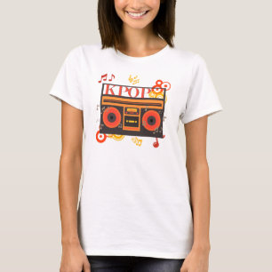 Camiseta Estéreo de la música de KPOP