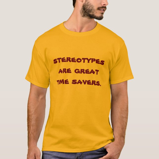 Camiseta estereotipos (Anverso)