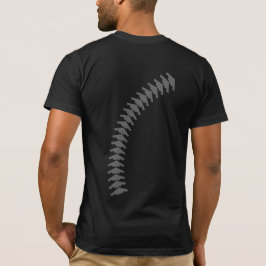 Camiseta Esterilizado T negro w puntos sigilosos grises