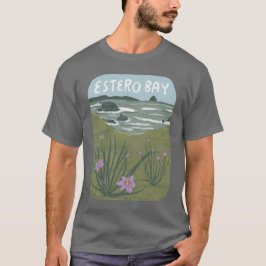Camiseta Estero Bay Central California Ilustracion Beach T