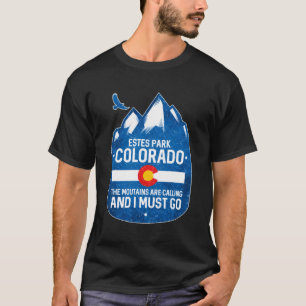Camiseta Estes Park Colorado Mountains está llamando
