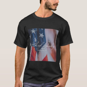Camiseta Estética 4 de julio Día de la Independencia Bander