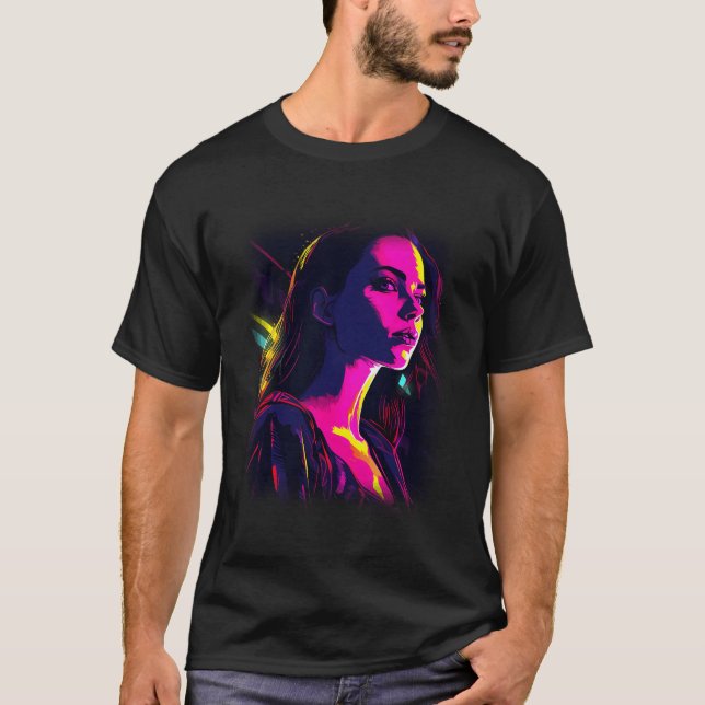 Camiseta Estética Americana Rave Techno (Anverso)